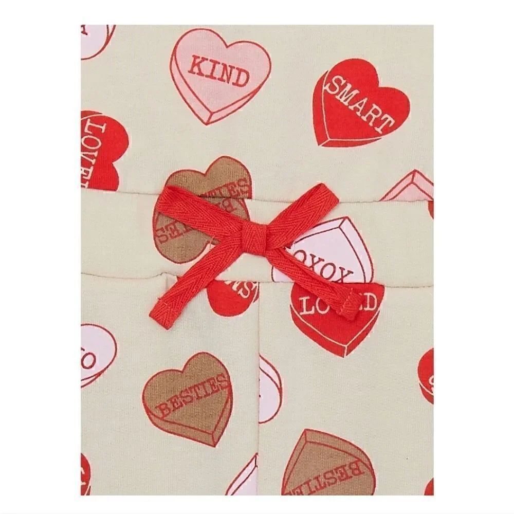 Nwt Valentine's Day Girls Romper - Picture 5 of 7